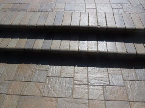this is an image of concrete pavers in tracy california
